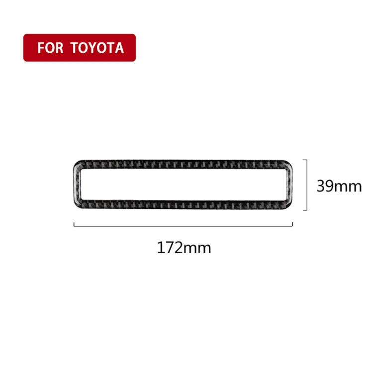 Adesivo decorativo con cornice per pulsanti multifunzionali di guida principale in fibra di carbonio per Toyota Camry di ottava generazione 2018-2019, Main Driving Multi-functional Button