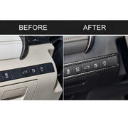 Adesivo decorativo con cornice per pulsanti multifunzionali di guida principale in fibra di carbonio per Toyota Camry di ottava generazione 2018-2019, Main Driving Multi-functional Button