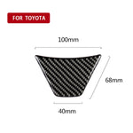 Adesivo volante in fibra di carbonio per Toyota Camry 2018-2019