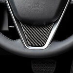 Adesivo volante in fibra di carbonio per Toyota Camry 2018-2019