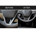 Adesivo volante in fibra di carbonio per Toyota Camry 2018-2019