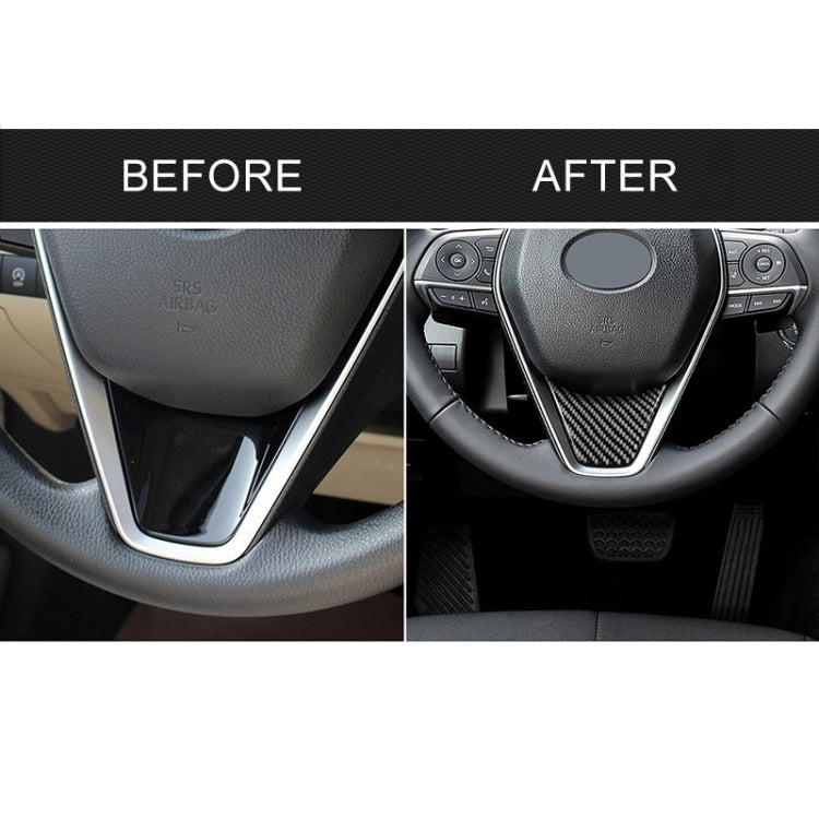 Adesivo volante in fibra di carbonio per Toyota Camry 2018-2019