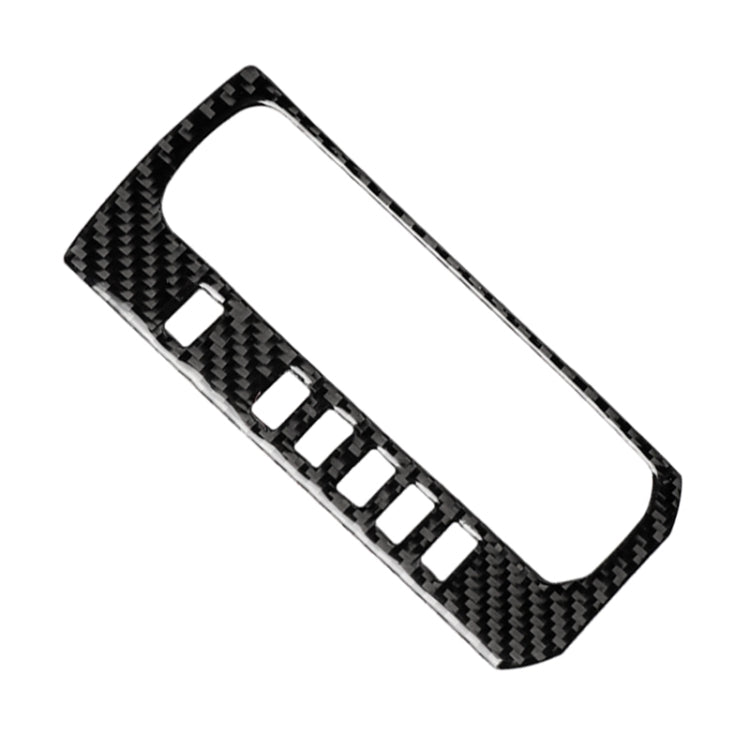 Adesivo decorativo per cornice del pulsante di posizione del cambio in fibra di carbonio per auto per Honda Civic di decima generazione 2016-2019, guida a sinistra, Gear Position Button Frame