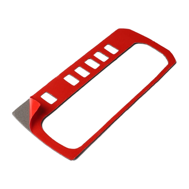 Adesivo decorativo per cornice del pulsante di posizione del cambio in fibra di carbonio per auto per Honda Civic di decima generazione 2016-2019, guida a sinistra, Gear Position Button Frame