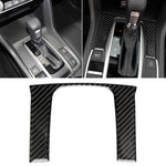 Adesivo decorativo per pannello di posizione del cambio in fibra di carbonio per auto per Honda Civic di decima generazione 2016-2019, Gear Position Pane