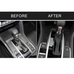 Adesivo decorativo per pannello di posizione del cambio in fibra di carbonio per auto per Honda Civic di decima generazione 2016-2019, Gear Position Pane
