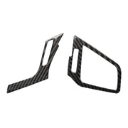 Adesivo decorativo per presa d'aria destra e sinistra in fibra di carbonio per auto per Honda Civic di decima generazione 2016-2019, guida a sinistra, Right and Left Air Outlet