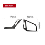Adesivo fibra di carbonio prese aria Honda Civic 2016-2019