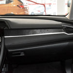 Adesivo decorativo per controllo centrale in fibra di carbonio per auto per Honda Civic di decima generazione 2016-2019, Central Control