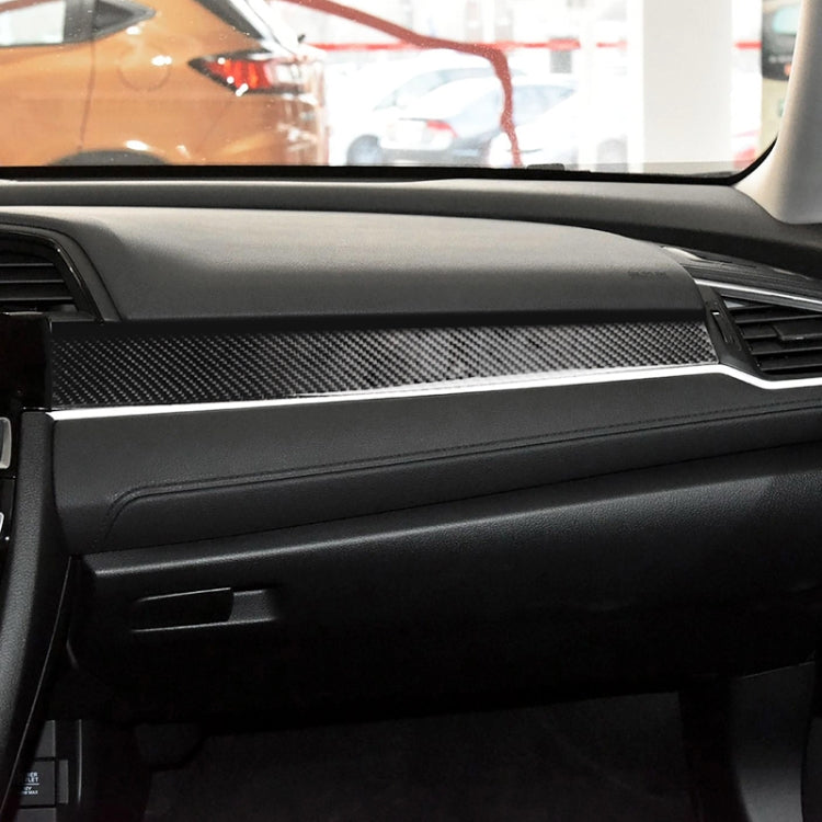 Adesivo decorativo per controllo centrale in fibra di carbonio per auto per Honda Civic di decima generazione 2016-2019, Central Control
