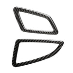 Adesivo decorativo per presa d'aria per strumento di guida a sinistra in fibra di carbonio per auto per Honda Civic di decima generazione 2016-2019, Instrument Air Outlet