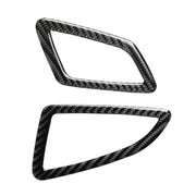 Adesivo decorativo per presa d'aria per strumento di guida a sinistra in fibra di carbonio per auto per Honda Civic di decima generazione 2016-2019, Instrument Air Outlet
