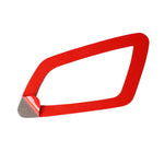 Adesivo decorativo per presa d'aria per strumento di guida a sinistra in fibra di carbonio per auto per Honda Civic di decima generazione 2016-2019, Instrument Air Outlet