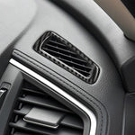 Adesivo decorativo per presa d'aria per strumento di guida a sinistra in fibra di carbonio per auto per Honda Civic di decima generazione 2016-2019, Instrument Air Outlet