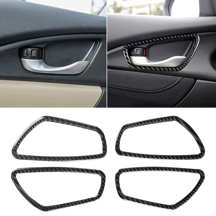 Adesivo fibra di carbonio interno porta Honda Civic 2016-2019