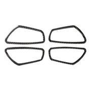 Adesivo decorativo per telaio interno del polso interno per porta in fibra di carbonio da 4 pezzi per Honda Civic di decima generazione 2016-2019, Door Inner Wrist Frame