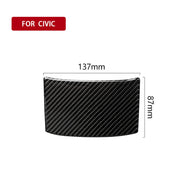 Adesivo decorativo per copertura articoli vari posteriori in fibra di carbonio per Honda Civic di decima generazione 2016-2019, Rear Sundries Cover