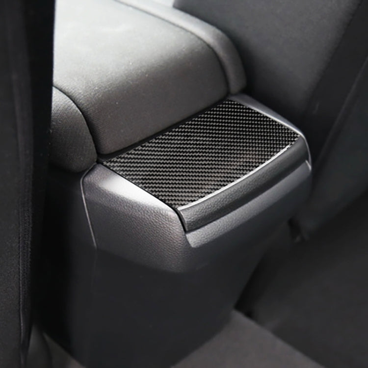 Adesivo decorativo per copertura articoli vari posteriori in fibra di carbonio per Honda Civic di decima generazione 2016-2019, Rear Sundries Cover