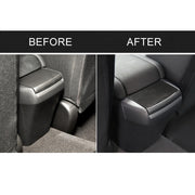 Adesivo decorativo per copertura articoli vari posteriori in fibra di carbonio per Honda Civic di decima generazione 2016-2019, Rear Sundries Cover