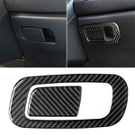 Adesivo decorativo per interruttore della scatola portaoggetti per auto in fibra di carbonio per Honda Civic di decima generazione 2016-2019, guida a sinistra, Storage Box Switch