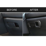 Adesivo decorativo per interruttore della scatola portaoggetti per auto in fibra di carbonio per Honda Civic di decima generazione 2016-2019, guida a sinistra, Storage Box Switch