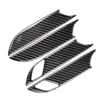 Adesivo decorativo per pannello da polso con maniglia interna per porta in fibra di carbonio per auto per Cadillac XT5 2016-2017, Door Inner Handle Wrist
