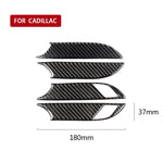 Adesivo decorativo per pannello da polso con maniglia interna per porta in fibra di carbonio per auto per Cadillac XT5 2016-2017, Door Inner Handle Wrist