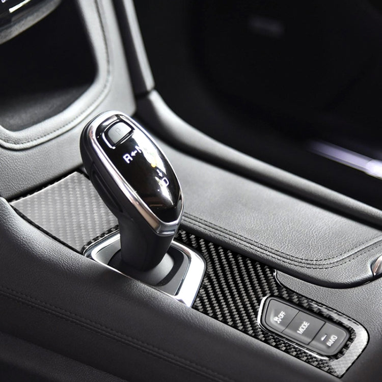 Adesivo decorativo per pannello di posizione del cambio in fibra di carbonio per auto per Cadillac XT5 2016-2017, guida a sinistra, Gear Position