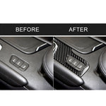 Adesivo decorativo per pannello di posizione del cambio in fibra di carbonio per auto per Cadillac XT5 2016-2017, guida a sinistra, Gear Position