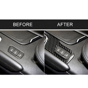 Adesivo decorativo per pannello di posizione del cambio in fibra di carbonio per auto per Cadillac XT5 2016-2017, guida a sinistra, Gear Position