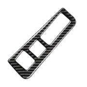 Adesivo decorativo per telaio interruttore fari in fibra di carbonio per auto per Cadillac XT5 2016-2017, versione alta, guida a sinistra, Headlight Switch