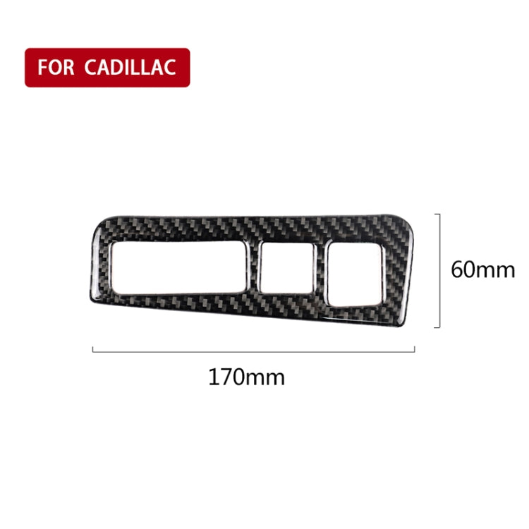 Adesivo decorativo in fibra di carbonio per interruttore fari Cad