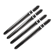 Adesivo decorativo per maniglia esterna della porta in fibra di carbonio per auto per Cadillac XT5 2016-2017, Outside Door Handle