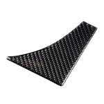 Adesivo decorativo triangolo guida principale in fibra di carbonio per auto per Cadillac XT5 2016-2017, guida a sinistra, Main Driving Triangle