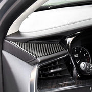 Adesivo decorativo triangolo guida principale in fibra di carbonio per auto per Cadillac XT5 2016-2017, guida a sinistra, Main Driving Triangle
