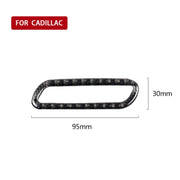 Adesivo decorativo per regolazione memoria sedile auto in fibra di carbonio per Cadillac XT5 2016-2017, guida a sinistra, Seat Memory Adjustment