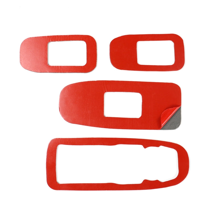 Adesivo decorativo per pannello di sollevamento per finestrino per porta in fibra di carbonio per auto per Cadillac XT5 2016-2017, Door Window Lift Panel