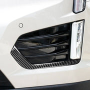 Striscia decorativa per fendinebbia anteriore in fibra di carbonio per auto per Cadillac XT5 2016-2017, guida a sinistra, Front Fog Light
