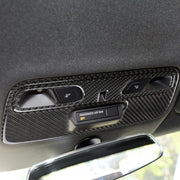 Adesivo decorativo per pannello luminoso a cupola in fibra di carbonio 2 in 1 per Chevrolet Camaro 2016, Dome Light Panel
