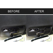 Adesivo decorativo per pannello luminoso a cupola in fibra di carbonio 2 in 1 per Chevrolet Camaro 2016, Dome Light Panel
