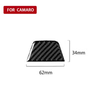 Adesivo decorativo in fibra di carbonio per auto sotto il volante per Chevrolet Camaro 2017-2019, Below Steering Wheel