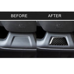 Adesivo decorativo in fibra di carbonio per auto sotto il volante per Chevrolet Camaro 2017-2019, Below Steering Wheel