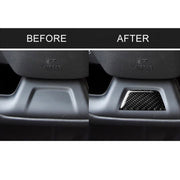 Adesivo decorativo in fibra di carbonio per auto sotto il volante per Chevrolet Camaro 2017-2019, Below Steering Wheel