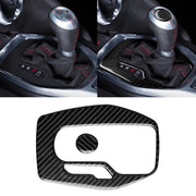 Adesivo decorativo per telaio ingranaggi in fibra di carbonio per auto 2 in 1 per Chevrolet Camaro 2017-2019, Gear Frame