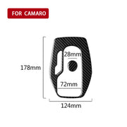 Adesivo decorativo per telaio ingranaggi in fibra di carbonio per auto 2 in 1 per Chevrolet Camaro 2017-2019, Gear Frame