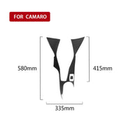 Adesivo decorativo per telaio esterno dell'ingranaggio di controllo centrale in fibra di carbonio per auto 2 in 1 per Chevrolet Camaro 2017-2019, Central Control Gear Outer Frame