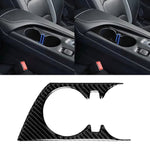 Adesivo decorativo portabicchieri per auto in fibra di carbonio per Chevrolet Camaro 2017-2019, Water Cup Holder