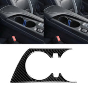 Adesivo decorativo portabicchieri per auto in fibra di carbonio per Chevrolet Camaro 2017-2019, Water Cup Holder