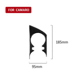 Adesivo decorativo portabicchieri per auto in fibra di carbonio per Chevrolet Camaro 2017-2019, Water Cup Holder