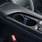Adesivo decorativo portabicchieri per auto in fibra di carbonio per Chevrolet Camaro 2017-2019, Water Cup Holder